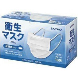 Saraya Hygienic Mask упаковка по 100 шт (4987696511804)