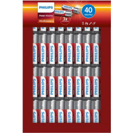 Philips AAA bat Alkaline 40шт Power (LR03P40FP/10)