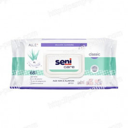 Seni Вологі серветки для догляду за шкірою  Care CLASSIC 68 шт 5900516422479