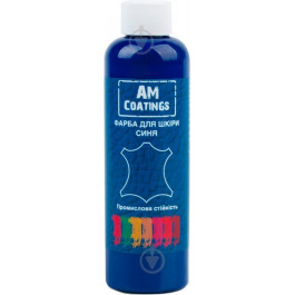 AM Coatings Краска для кожи 200 мл Синяя (4820181380632)