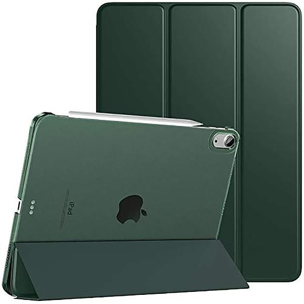BeCover Чохол-книжка Tri Fold Hard  для Apple iPad Air 4 10.9 2020/2021 Dark Green (709659) - зображення 1