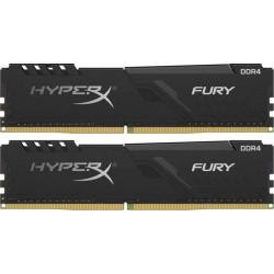 HyperX 16 GB (2x8GB) DDR4 3200 MHz Fury Black (HX432C16FB3K2/16) - зображення 1