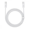 Baseus Dynamic Series Fast Charging Data Cable Type-C to Type-C 100W 2m White (CALD000302) - зображення 1
