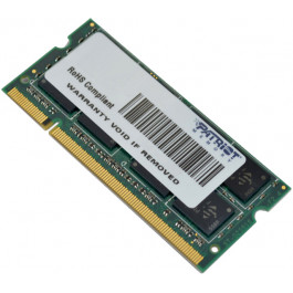 PATRIOT 4 GB SO-DIMM DDR3 1333 MHz (PSD34G13332S)