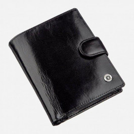 Boston Мужской кошелек кожаный  18813 Черный (leather-18813)