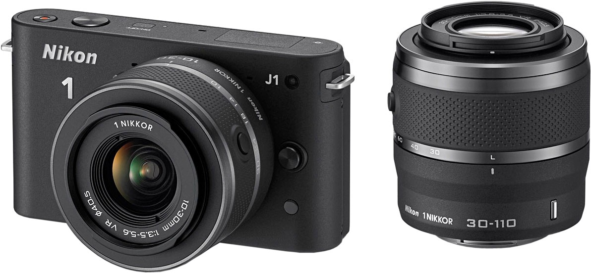 Nikon 1 J1 kit (10-30 mm VR + 30-110 mm) - зображення 1