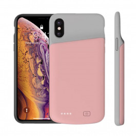 iBattery Чохол-акумулятор  для iPhone XS Max Slan 6000 mAh rose