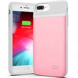 iBattery Battery case  для iPhone 6/6s/7/8 Plus Slan 6500 mAh rose