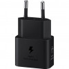 Samsung 25W PD Power Adapter (with Type-C cable) Black (EP-T2510XBE) - зображення 1