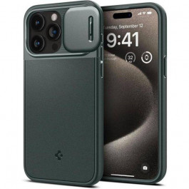 Spigen iPhone 15 Pro Max Optik Armor Mag Magsafe Abyss Green ACS06600