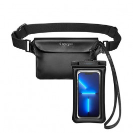 Spigen A621 Universal Waterproof Case and Waist Bag Black AMP04533