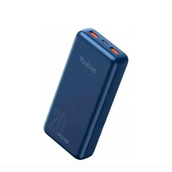 Yoobao 2D 20000mAh 22.5W Blue - зображення 1