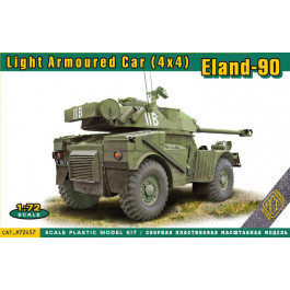 ACE Модель  легкий броньований автомобіль Eland-90 (4x4) (ACE72457)