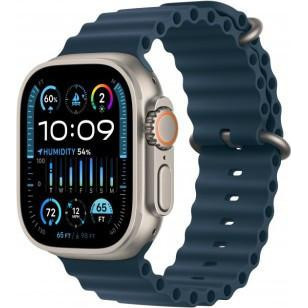 Apple Watch Ultra 2 GPS + Cellular 49mm Titanium Case with Blue Ocean Band (MREG3) - зображення 1
