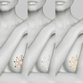 Bijoux Indiscrets Прикраса для груди mimi metallic skin transfer (BJ0227)