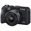 Canon EOS M6 kit (15-45mm) Black - зображення 1