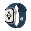 Apple Watch SE GPS + Cellular 44mm Silver A. Case w. Abyss Blue S. Band (MKRJ3) - зображення 1