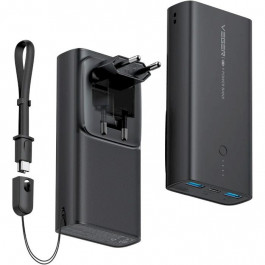 VEGER ACE100 1xUSB-C, 2xUSB-A, PD20W, QC3.0 10000mAh Black (1283126559143)