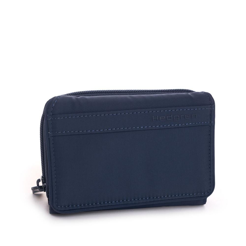Hedgren FOREIL HFOL02 / 155 Текстильний гаманець з RFID захист Жіночий синій - зображення 1