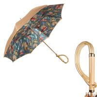 Pasotti Ombrelli Sand Tropical Plastica  Sand Tropical Plastica Umbrella з різнобарвною підкладкою та фігурною пласти