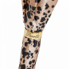 Pasotti Ombrelli Парасоля-тростина  189 50884-1411 H20 з леопардовим принтом та шкіряною ручкою з шипами - зображення 6