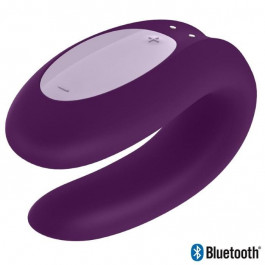 Satisfyer Double Joy Partner Vibrator, фиолетовый