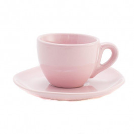Comtesse Milano Чашка с блюдцем розовая Ritmo (43301-1)