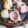 Comtesse Milano Чашка с блюдцем розовая Ritmo (43301-1) - зображення 5
