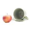 Comtesse Milano Чашка для чая с блюдцем светло-зелёная Ritmo (42929) - зображення 2
