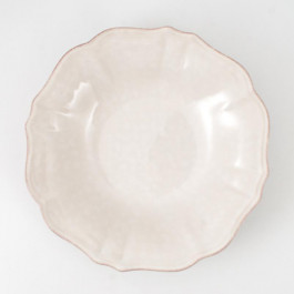 Costa Nova Белая суповая тарелка из коллекции каменной керамики Impressions (SP241-00804A-1)