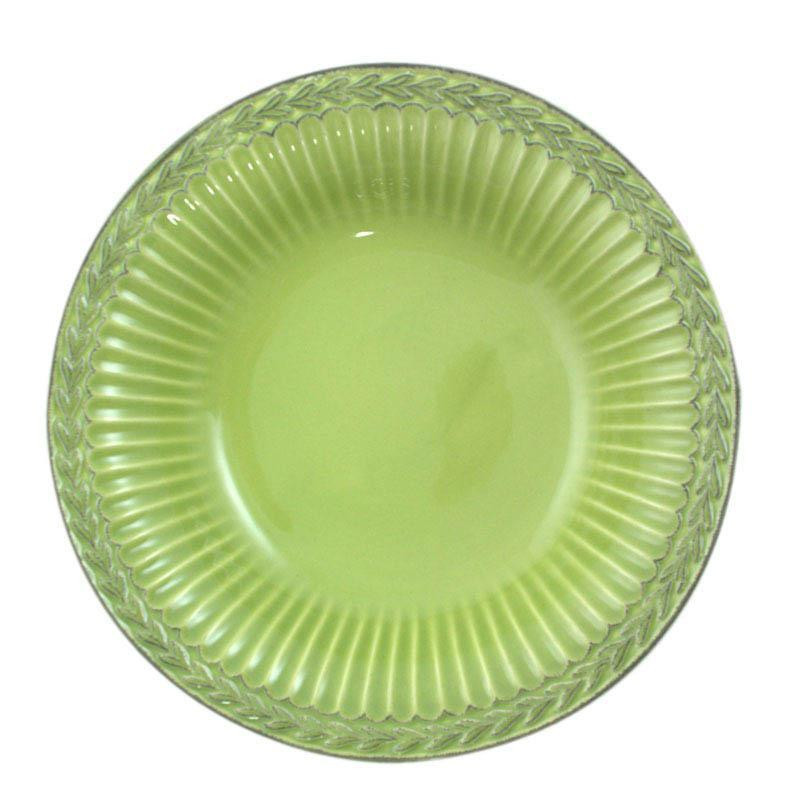 Bizzirri Суповые тарелки зеленые, набор 6 шт. Venezia Verde (188216024G) - зображення 1