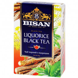 Bisan Чай чорний  Liquorice Black Tea 80 г (4820186122572)