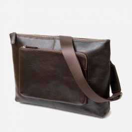 Grande Pelle Мужская сумка кожаная  leather-11438 Коричневая