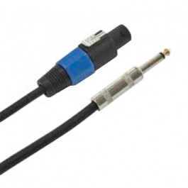 BIG Готовый акустический кабель 2х1,5 мм спикон 1/4 джек черный (SC005 1,5 mm 10m)
