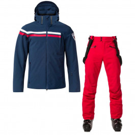Rossignol Костюм чоловічий  Embleme Ski Jkt Dark Navy + Classique Pant Neon Red S