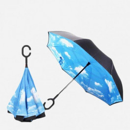 UFT Зонт наоборот, раскладной с облаками  Umbrella Sky U2 (4820176253071)