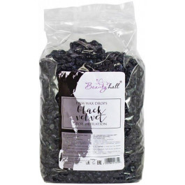 Beautyhall Пленочный воск для депиляции  Hot Film Wax Black Velvet черный бархат 1 кг (5200384213729)