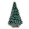 Смерека Новорічна ялинка штучна лита  пласт Premium 190 см Блакитна Premium tree (blue) - 190 - зображення 2