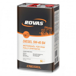 Rovas Diesel 5W-40 B4 5л