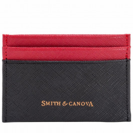 Smith & Canova Картхолдер  26827 Devere (Black-Red) (26827 BLK-RED)