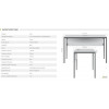 Art Metal Furniture Осло 118,7х60х75Н чорний графіт, Сірий Шифер (217225) - зображення 9