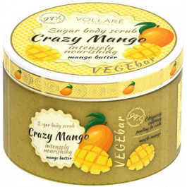 Vollare Cosmetics Цукровий пілінг для тіла  Vegebar Crazy Mango 200 мл (5902026678513)