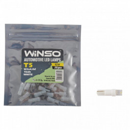 Winso T5 W2x4.6d 1LED white 20шт.уп. 127600