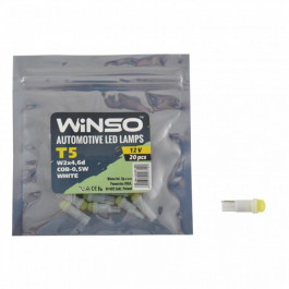 Winso T5 W2x4.6d 1LED 0,5W white 20шт.уп. 127190