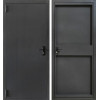 Двері БЦ Техно чорний 2050х860 мм ліві - зображення 1