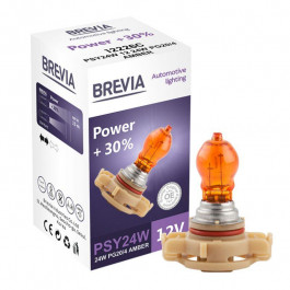 Brevia PSY24W 12V 24W PG20/4 AMBER Power +30% CP 12226C