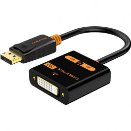 Cabletime DisplayPort to DVI 0.2m v2.0 Black (CP24B)