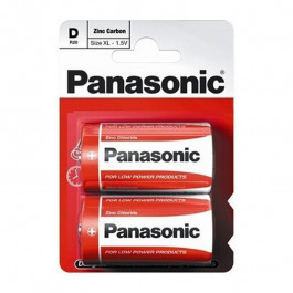 Panasonic D bat Carbon-Zinc 2шт Red (R20REL/2BPR)
