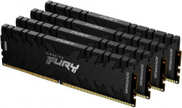 Kingston FURY 64 GB (4x16GB) DDR4 3600 MHz Renegade Black (KF436C16RB1K4/64)