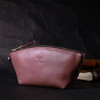 Grande Pelle Косметичка жіноча шкіряна рожева  16793 - зображення 7